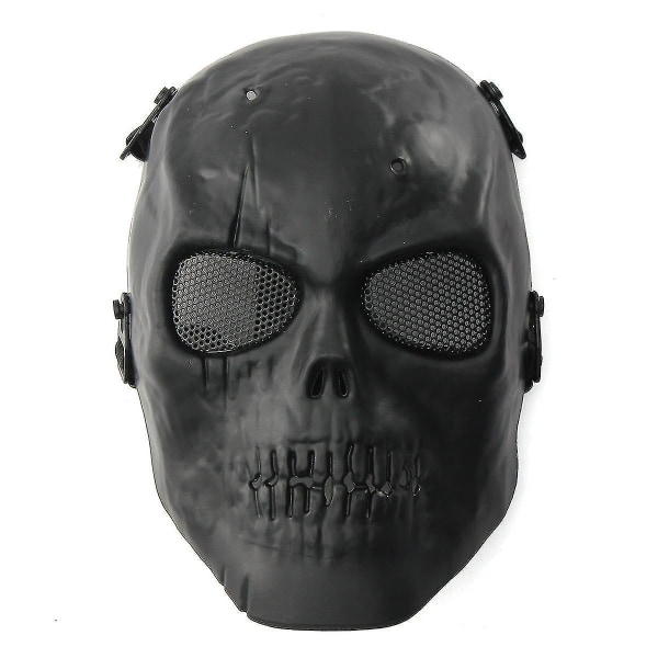 Battlefield Duo Tactical Skull Mask, CS War Game Black Style