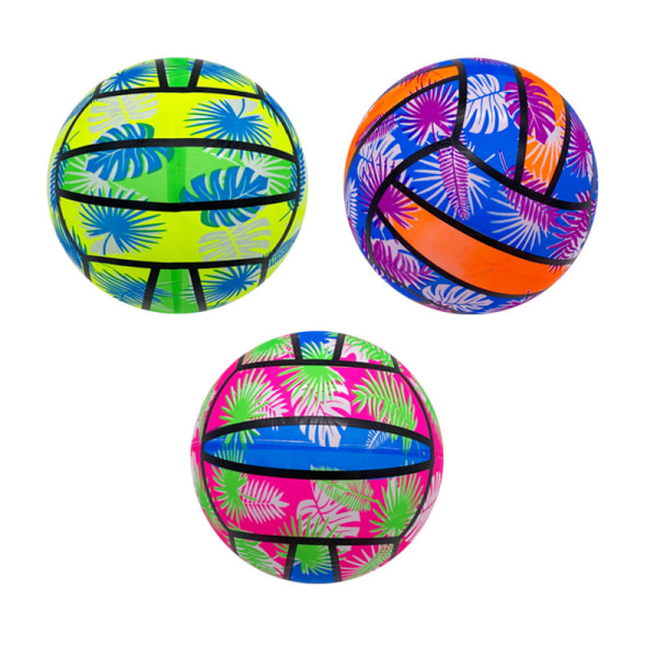 3 delar bollar sommarleksaker för barn Jätteplast badboll Barnpool Strandpool Uppblåsbar vattenbollpool Partyleksaker Beachvolleyboll