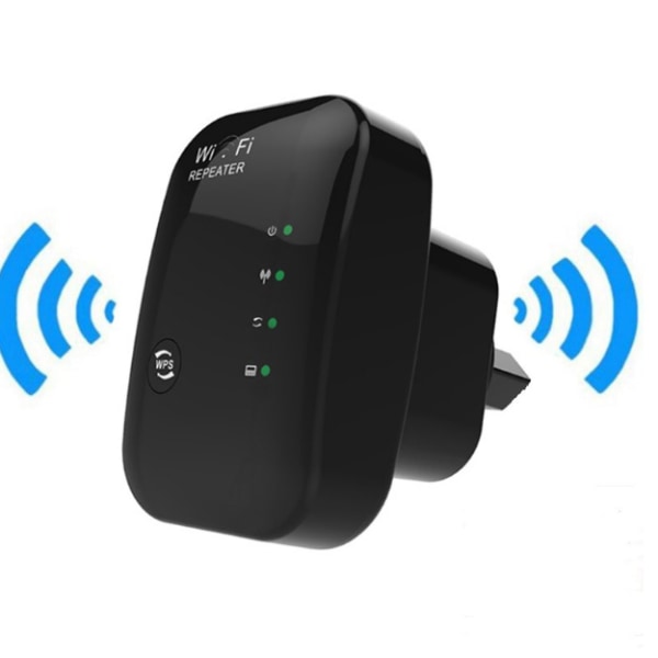 Wifi Extender Signal Booster Portable black