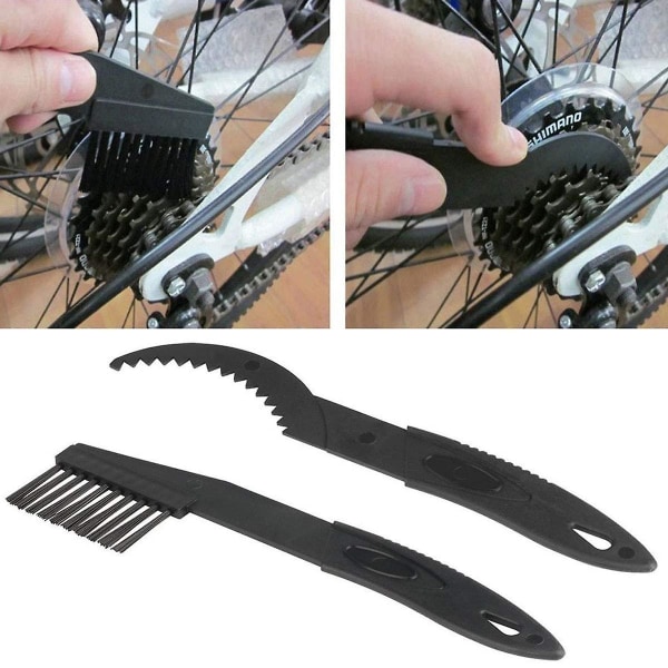 Bike Chain Cleaner Cleaning Scrubber Brush Kits, 4st/ set