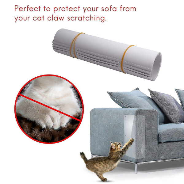 8x möbelskydd som är kompatibelt med kattskrapskydd