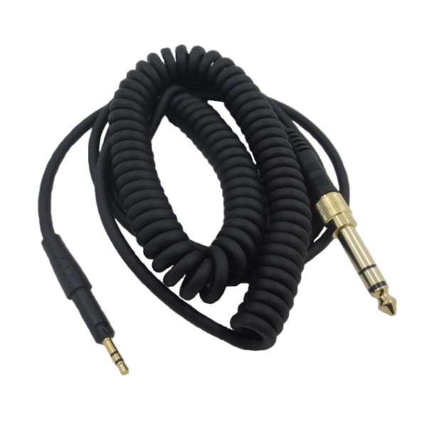 Ljudkabel Anti-lindning Sträckbar Praktisk 3,5 mm till 2,5 mm headset Ljudfjäder Aux-sladd för Sennheiser Hd6dj Hd7 Hd8 Hd595