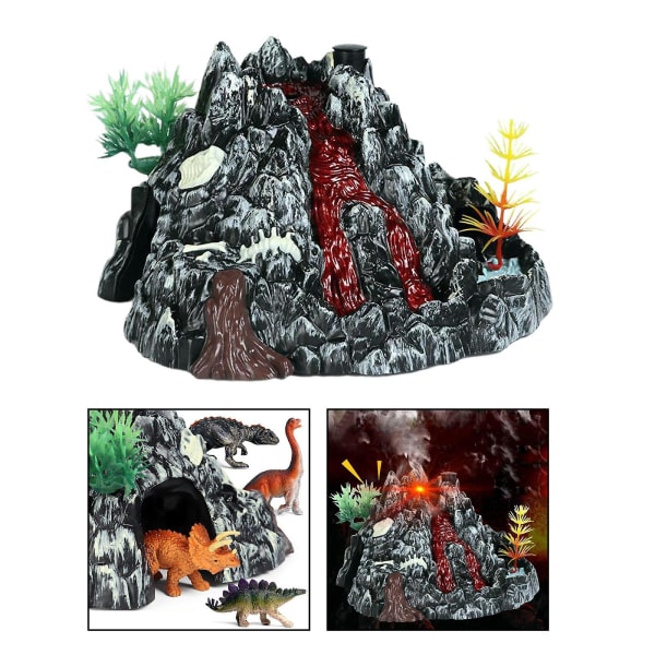 Vulkanutbrottssatsen simulerar en lavavulkan