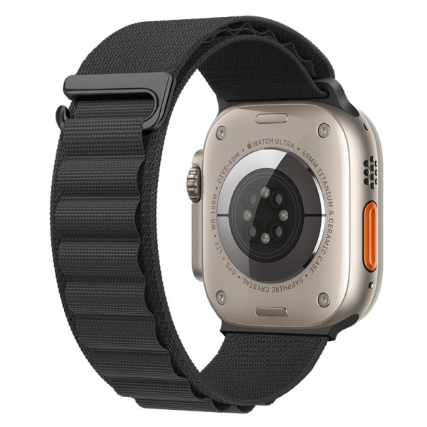 Lämplig för nylon av Apple Watch Watch Armband black