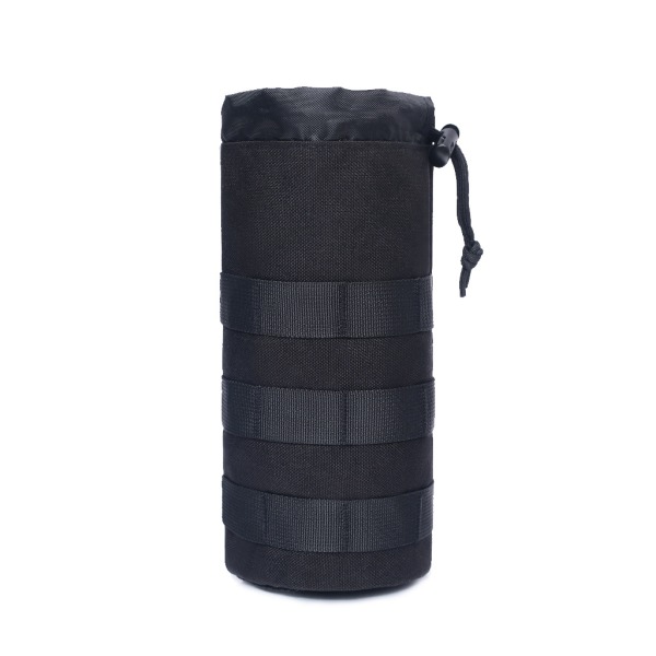 Bärbar vattenflaskväska Utomhus resehållare Vattenkokare Påse Förvaring Hydration black