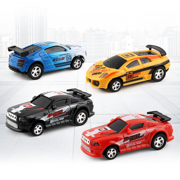 Mini kan fjärrstyra bil, höghastighetsdrift bil, trådlös fjärrkontroll leksaksbil orange