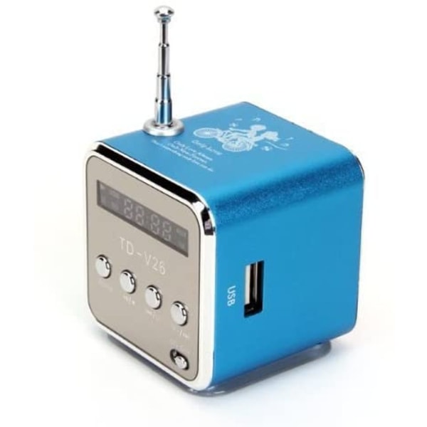 TD-V26 TD-V26-Be-02 Mini Portable Digital Högtalare för PC Laptop MP3/MP4/iPod/iPhone