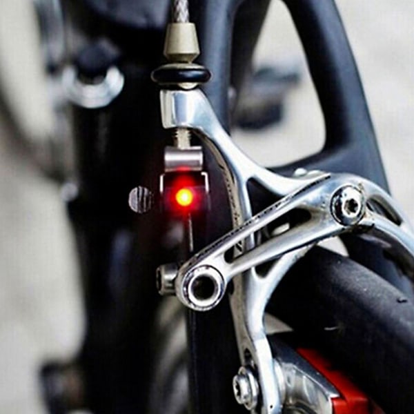 Blå Universal Bike Brake Light Led säkerhetsvarningslampor
