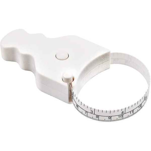 Kroppsmåttband - 150 cm (60 tum), enhandsmanövrering, kompakt och ergonomisk design