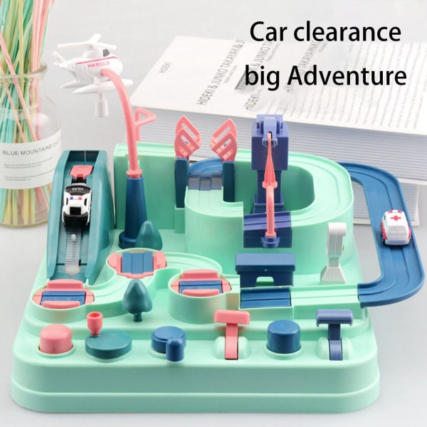 Biläventyrsleksaker Bil DIY pedagogiska leksaker för barn (Grupp B)
