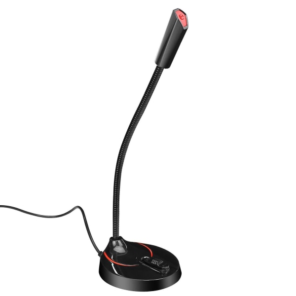 Dator USB -mikrofon 360 graders flexibel enhet