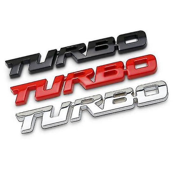 Turbo Logotyp Emblem Färg Turbo Badges