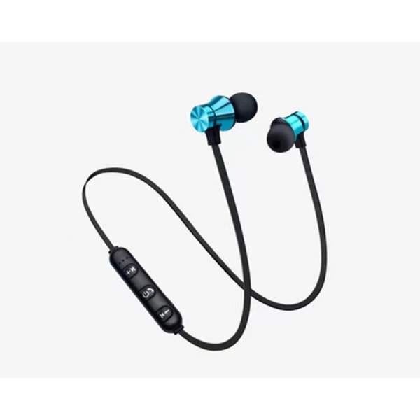 XT11 In-Ear Bluetooth Sports Magnetic Headset med stereomusikhörlurar blue