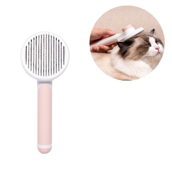 Husdjurskammar Borstar Cat Comb Massager Rengöringsborste Hårborttagningsmedel Clipper Comb