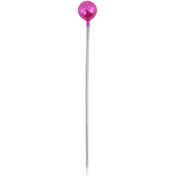500st Nålar Pärlor Flerfärgad Rosa Täckt Nålkudde