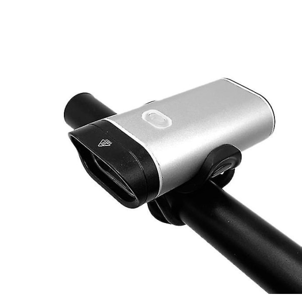 Mountainbike vattentät starkt ljuslampa, USB uppladdningsbar cykelfrontlampa i aluminiumlegering