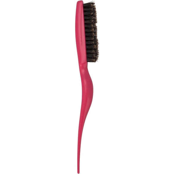 1 stycke varmt rosa hår retande borste Galtborst hårborste för volym hår hårbottenmassage (rosa)