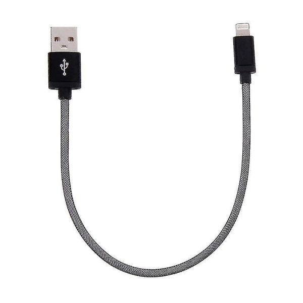 1m Net Style Metal Head 8-stift till USB -data-/laddarkabel, för iPhone XR / iPhone XS MAX / iPhone X