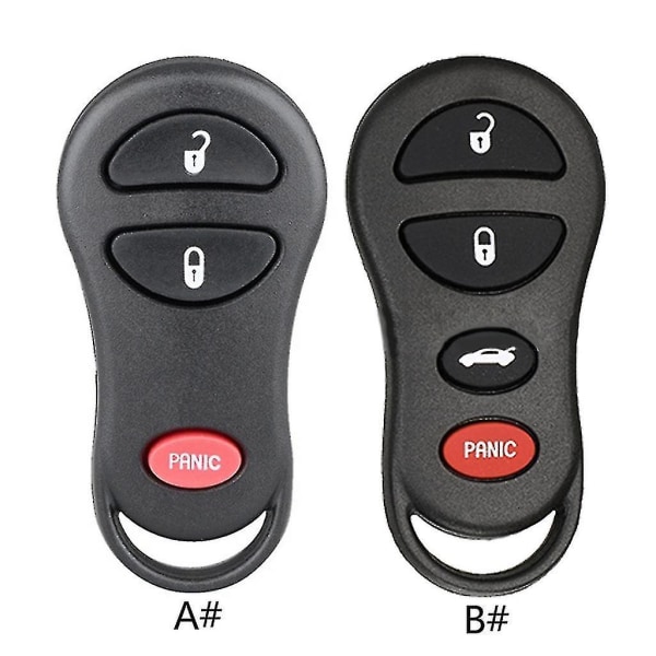 Bilfjärrkontroll för smarta nycklar för byte av cover med 3/4-knapp