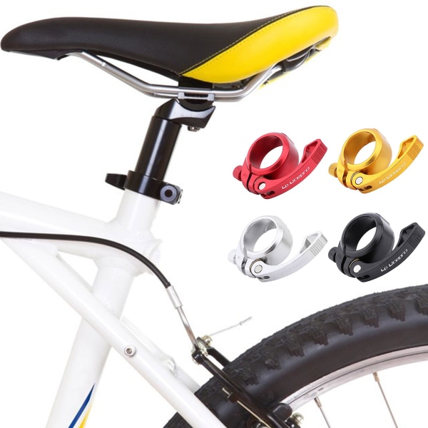 Cykel för sadelstolpsklämma Aluminiumlegering Cykling för sadelklämma Universal för sjö