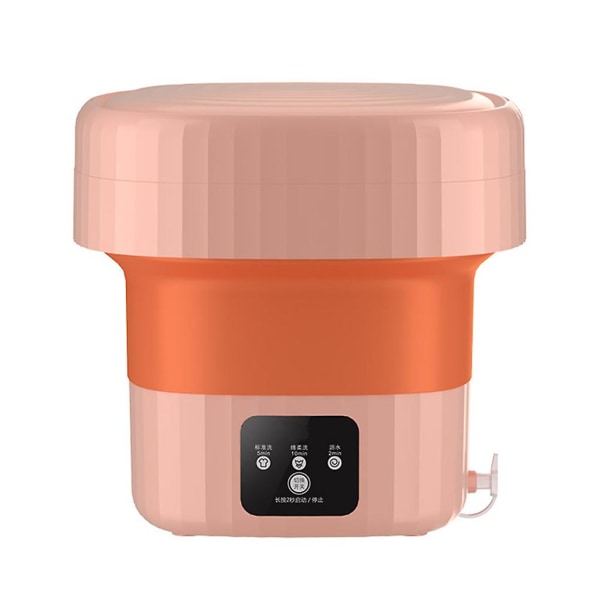 Bärbar minitvättmaskin med uppgraderad invändig struktur för tvätt av baby pink