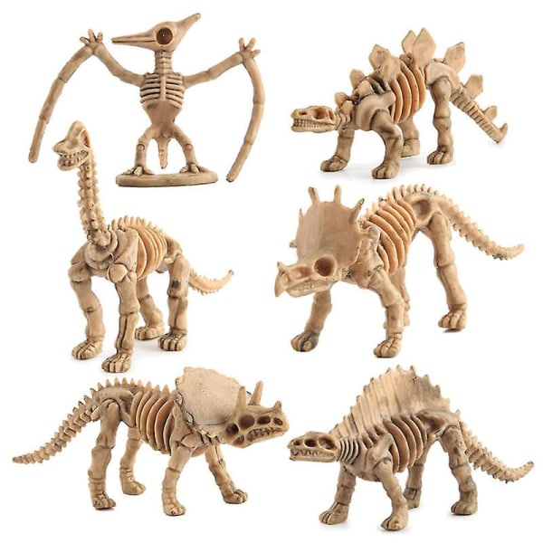 12 barns pedagogiska leksaker arkeologiskt skelett dinosaurie modell