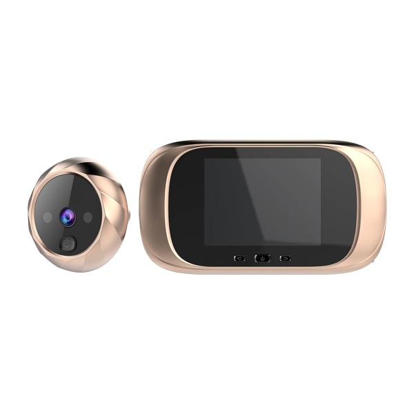 Digital tittöga dörrklocka hemmasäkerhetsmonitor med 2,8-tums LCD tittögakamera
