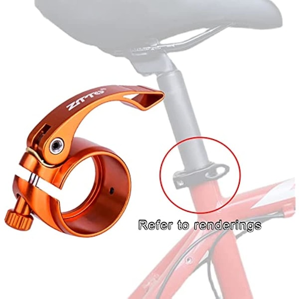 Colcolo 398 mm Sadelstolpsklämma för cykel - hopfällbar cykel Cykelreservdelar Aluminiumlegering Rörklämma Sadelstolpskrage