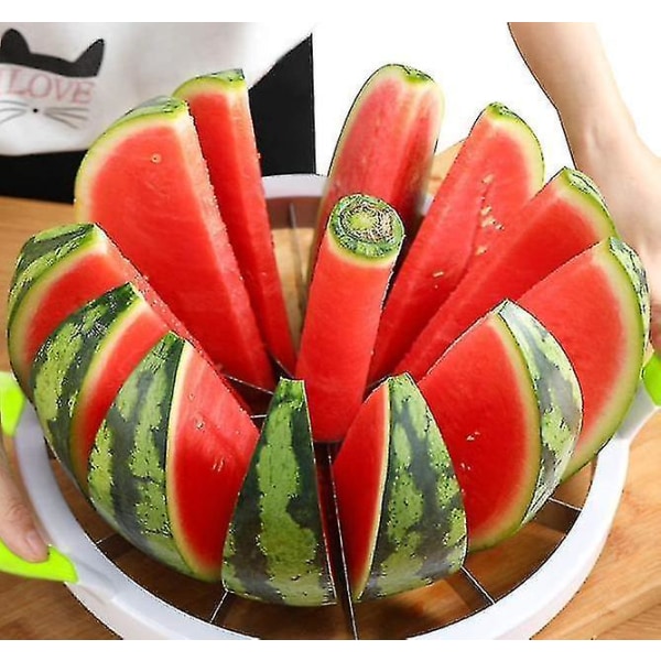 Melon Slicer Multifunktionell Handhållen Rund Divider Vattenmelonskärare