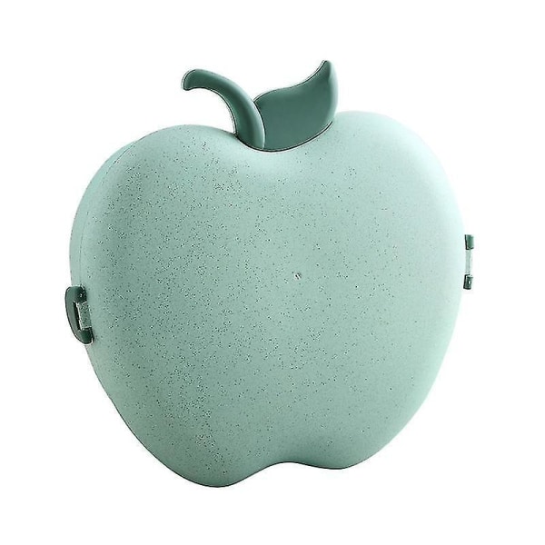 Äppelskål Fruktgodisförvaringslåda med lock Creative Modern Plast Snack Torkad (grön)