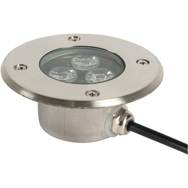 LED infälld spotlight utomhusterrass Mycket tunn 3W LED infälld spotlight  utomhus IP68 vattentät kropp i rostfritt stål används för utomhustrottoar  b175 | Fyndiq