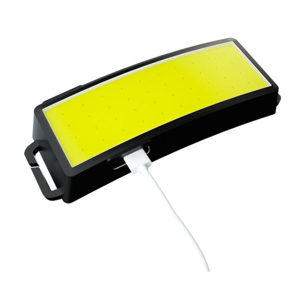LED-strålkastare, Super Bright 500 Lumen USB -uppladdningsbar LED-strålkastare, IPX6 vattentät, justerbar för camping, vandring