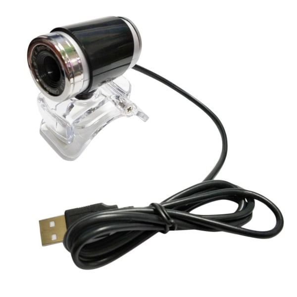 USB webbkamera, HD, inbyggd mikrofon för Facebook YouTube Instagram Live Video Clip-on Plug and Play Skype-kamera för bärbar dator