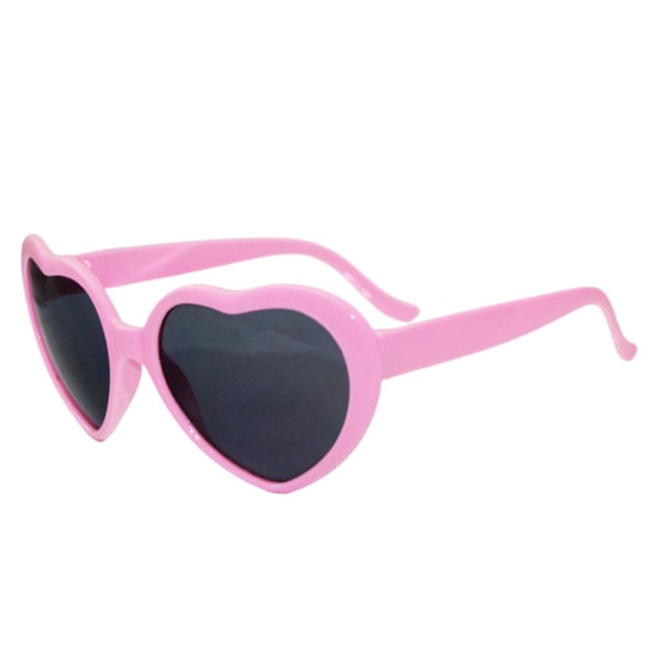 hjärtformade glasögon 3d hjärtformade glasögon fotorekvisita pink