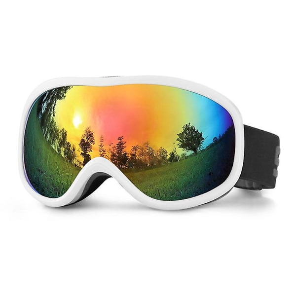 Skidglasögon för män och kvinnor, snowboardglasögon antireflex, 100 % Uv400 Uv-skyddslins