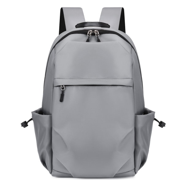 Ryggsäck vattentät Oxford tyg casual datorryggsäck för män för män och kvinnors älskare resväska grey
