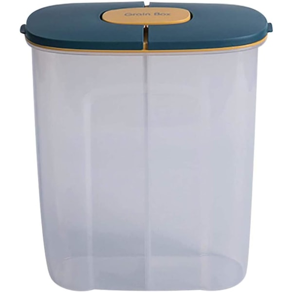 Förseglad matförvaringsbehållare med lock, 2,5L plastbehållare för torrfoder och flinglåda
