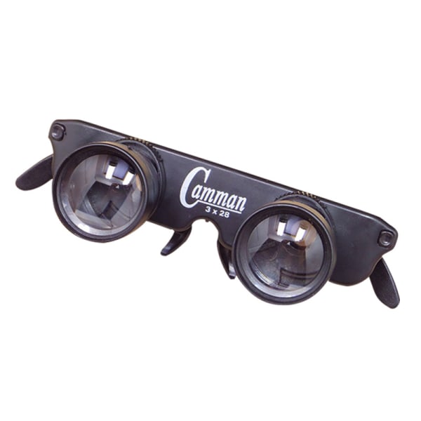 3 i 1 glasögon stil 3X28 teleskop Presbyopia solglasögon fiskekikare-svart