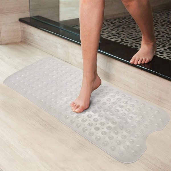 Badmatta, Duschmatta Halkfri matta för badrum transparent