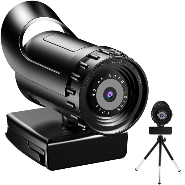 Webbkamera 4k Autofokus Pc Webbkamera Full Vidvinkel Skönhetskamera Med Mikrofon Webbkameror