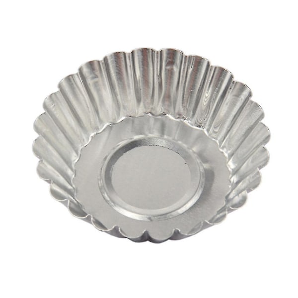 50 st Aluminium Cupcake Cake Cookie Form Form Mould Bakverktyg H