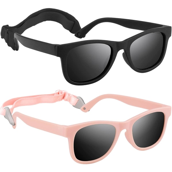 2 paket polariserade solglasögon för små barn, UV-skydd för flickor och pojkars baby