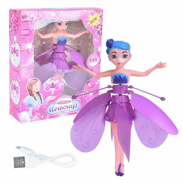 Flying Fairy Princess Dolls Magic Infrared Induction Control Girl Toy Xmas Gift