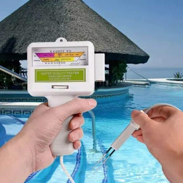 Vattenkvalitetstestare, vattenkvalitetstestare, PH Automatisk restklortestare Ph vattentestare Kloranalys Testsats för simbassäng