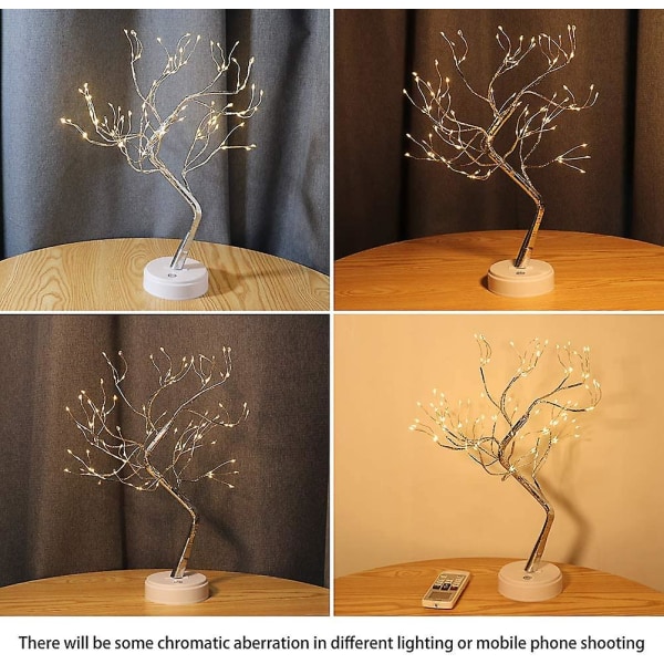 Bonsai Tree Light, Bords Fairy Light, Spirit Tree Diy Artificiell Ljusdekoration, Hem Sovrum Skrivbordsdekoration Nattljus med 108 lysdioder