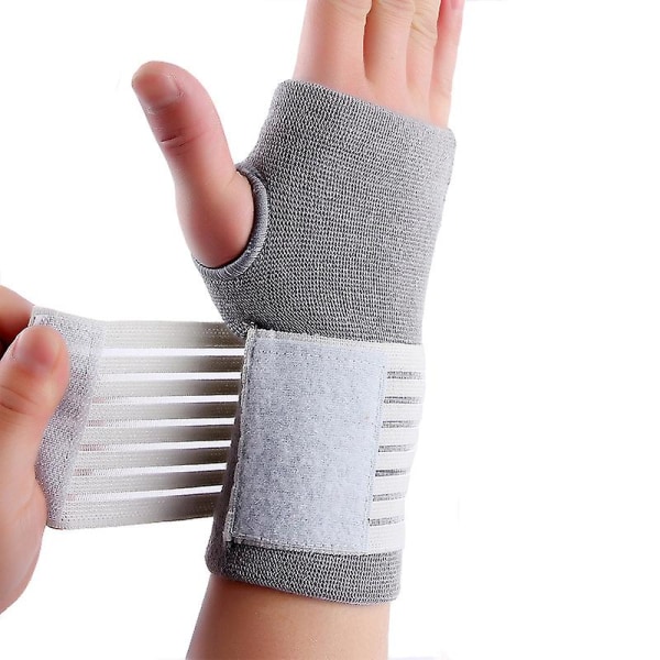 Träning Öva händer och handledshängslen, handledsremmar, säkerhetshandledsskydd 2st-grå