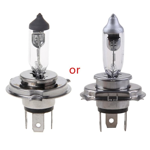 H4 55W Halogen Billampa H4 DC 12V 60/55W Super Xenon Vit Strålkastare