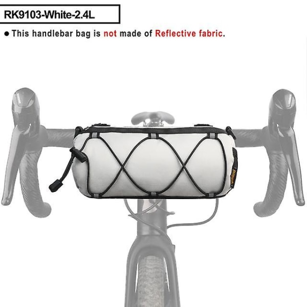 2,4l cykelväska Bärbart styre Reflex med hög synlighet