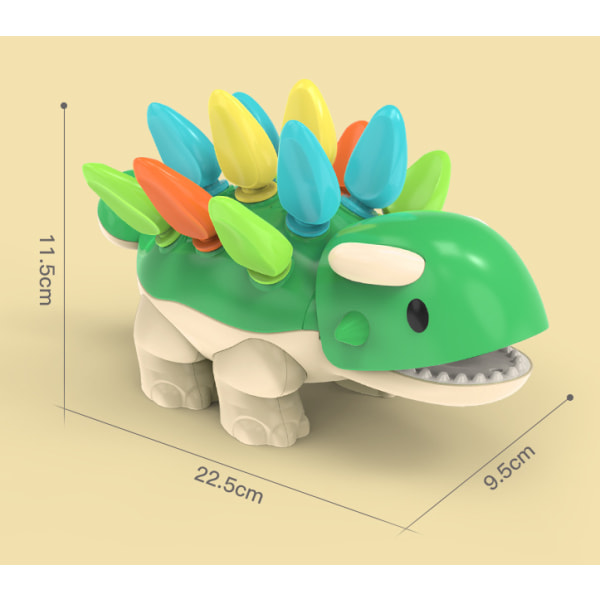 Dinosauriespel - Sensoriska leksaker Finmotoriska färdigheter Pedagogiska baby - Presentleksak Baby Awakening Games