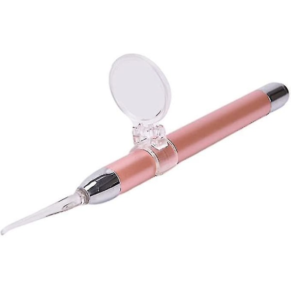 Öronendoskop, LED-blixt öronrengöringsverktyg baby öron sked öronproppar vaxborttagare bända öronproppar rengöring öronvård och förstoringsglas pink